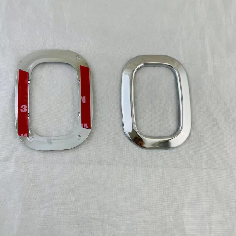 Ramă și capac pentru lumina laterală Toyota RAV4 Vios, 03-07, ABS, argintiu electroplatinat