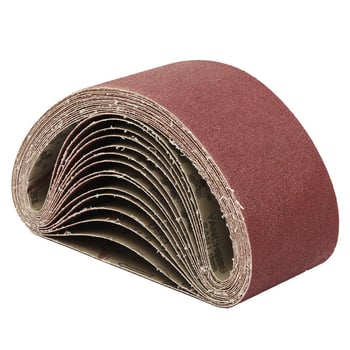 Bandă de șlefuit rezistentă la uzură 610×100 mm pentru prelucrarea lemnului și lustruirea metalelor, potrivită pentru aluminiu și cupru; abraziv: oxid de aluminiu