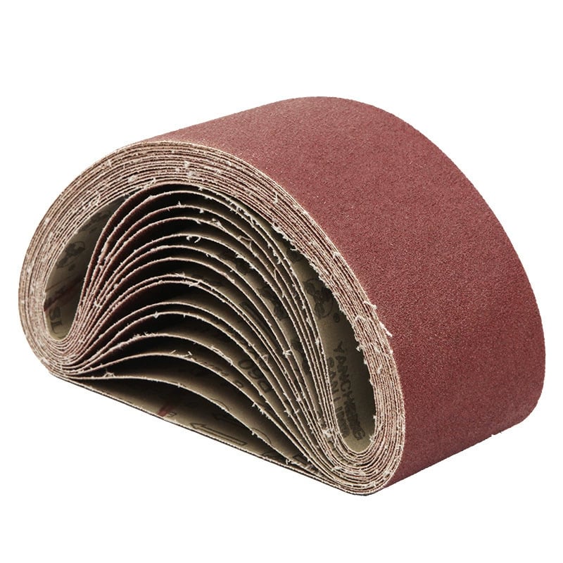 Bandă de șlefuit rezistentă la uzură 610×100 mm pentru prelucrarea lemnului și lustruirea metalelor, potrivită pentru aluminiu și cupru; abraziv: oxid de aluminiu