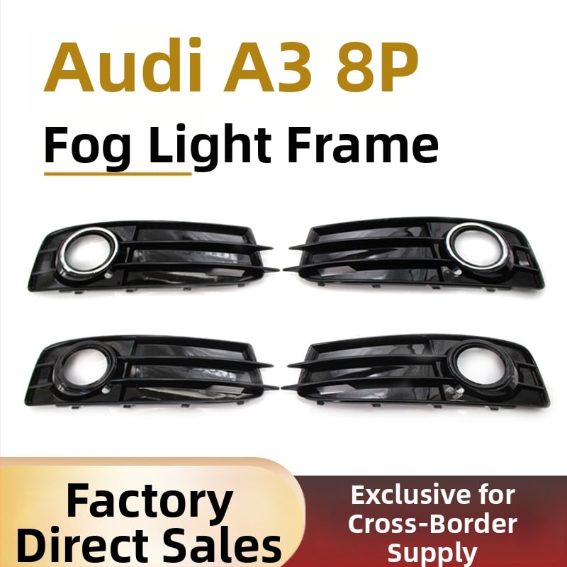 Rám hmlového svetla a predný nárazník pre Audi A3 8P S-Line, 2009-2012, diel 8P0807681Q kryt svetla
