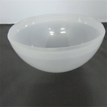 Abajur semicerc PC, diametru 96 mm, deschidere internă 95 mm, difuzor pentru iluminat