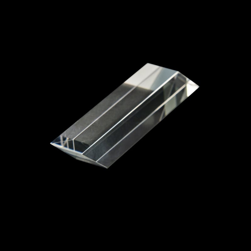 Prisme cilindric lung personalizat și prismă triunghiulară din sticlă optică pentru experimente de fizică și predare, coloană ghidare a luminii WZ