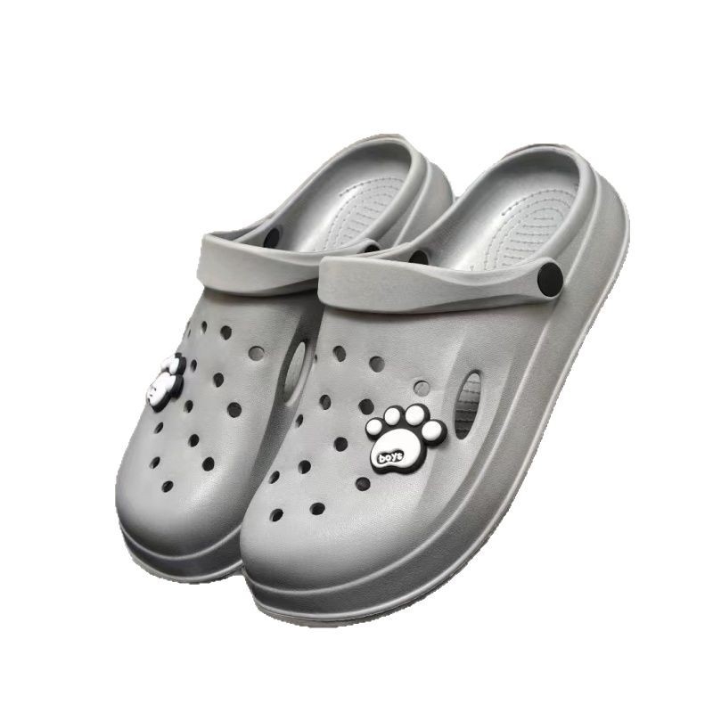 Pantofi bărbați Crocs cu găuri, mărime mare, sandale de vară cu talpă groasă