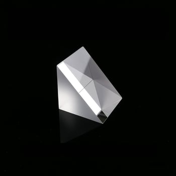 Prism triunghiular cu un unghi drept, sticlă optică K9, dimensiuni 10×10×10 mm