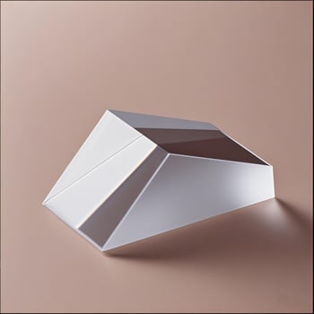 Lentilă de microscop cu semipenprismă, prismă de creastă, sticlă optică prelucrată, multifacetată polarizată, cu două fețe