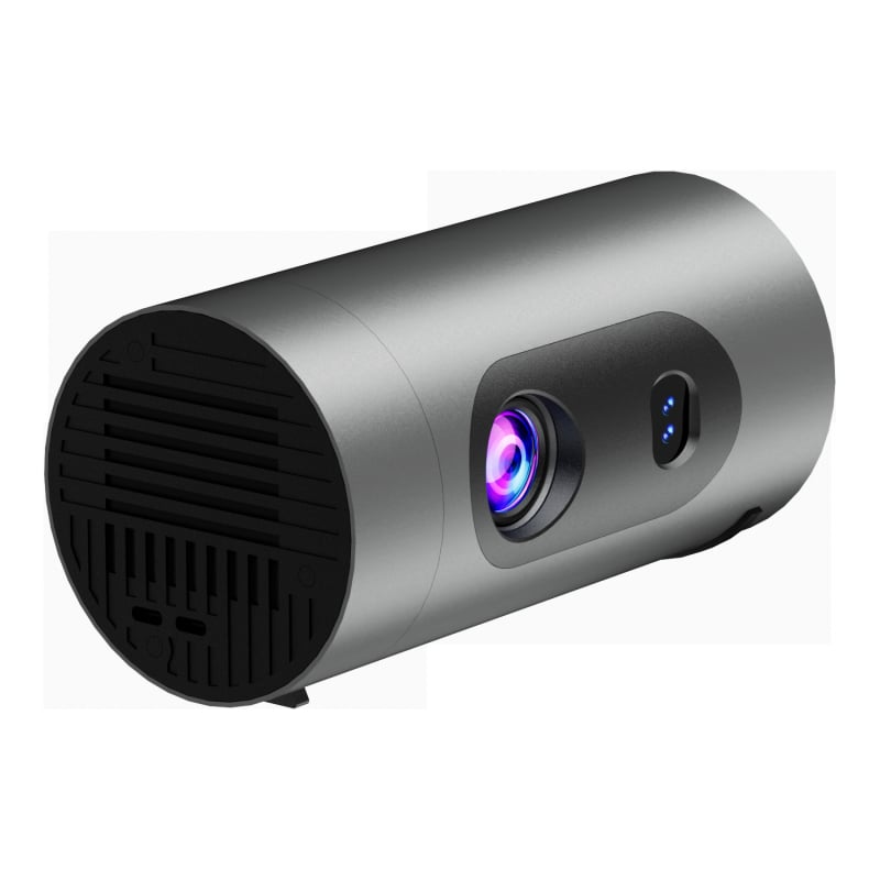 Proiector Q8 Portabil pentru birou și casă, Wi-Fi, design tip cană, autofocus, HD, mini proiector