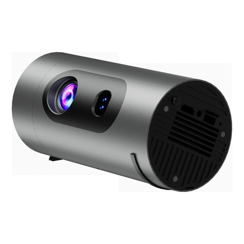 Proiector Q8 Portabil pentru birou și casă, Wi-Fi, design tip cană, autofocus, HD, mini proiector