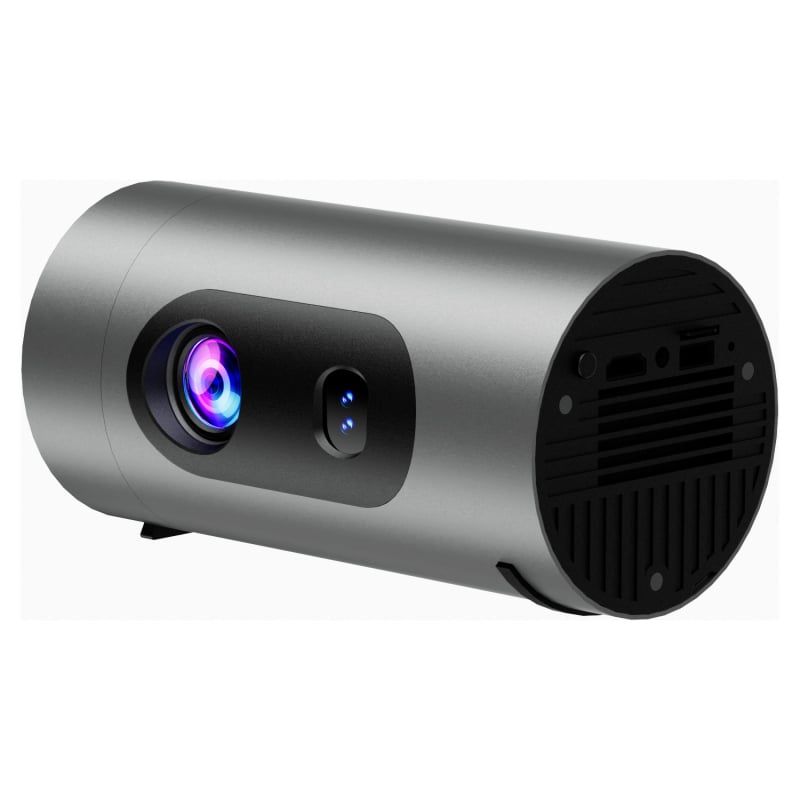 Proiector Q8 Portabil pentru birou și casă, Wi-Fi, design tip cană, autofocus, HD, mini proiector