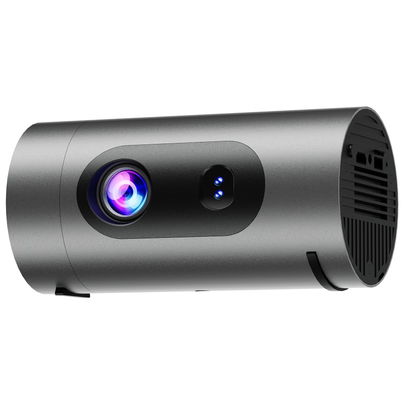 Proiector Q8 Portabil pentru birou și casă, Wi-Fi, design tip cană, autofocus, HD, mini proiector