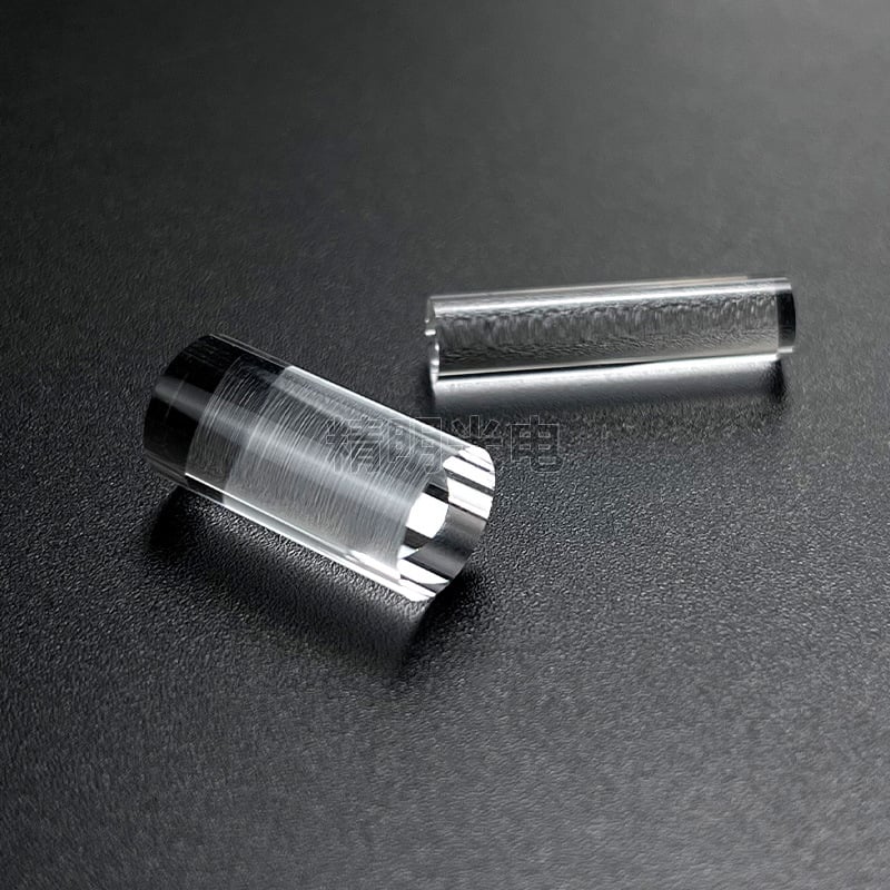 Şină ghidare a luminii din cuarț, tijă cu diametrul de 5 mm sau 10 mm, tijă oglindă, tijă laser din sticlă cilindrică K9