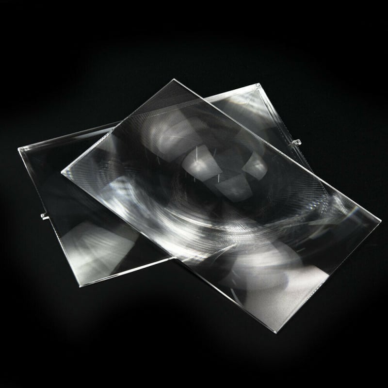 Lentilă Fresnelă pentru proiector, 90×140 mm, imagine clară, luminozitate înaltă, experiment optic