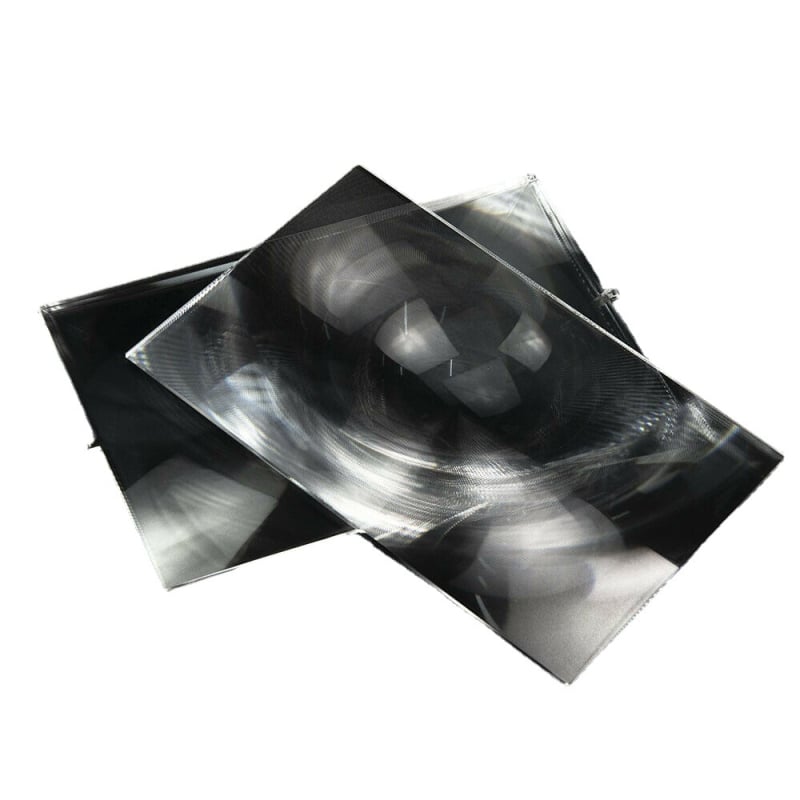 Lentilă Fresnelă pentru proiector, 90×140 mm, imagine clară, luminozitate înaltă, experiment optic