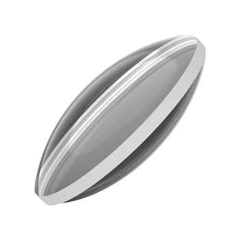 Lentilă mică dublu convexă, diametrul 6 mm, lentilă optică din sticlă pentru microscop cu laser
