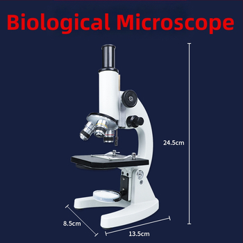 HD optikás biológiai mikroszkóp, nagyítások 1000x, 640x és 1600x, tudományos kísérletekhez és oktatáshoz