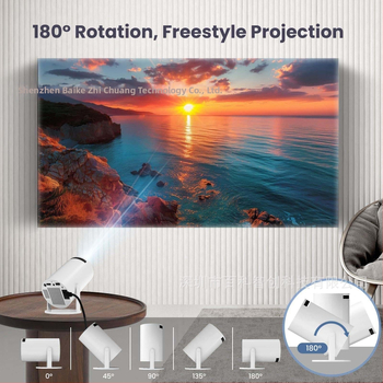 Mini projektor HY300 pre domácnosť a exteriér – prenosný LCD HD projektor