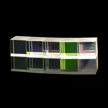 Prismă color defectă, decorativă prismă lentilă-cub pentru despicarea luminii, experiment optic didactic ARwl