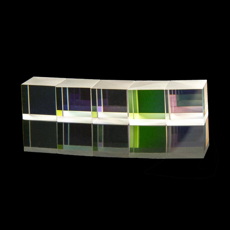 Prismă color defectă, decorativă prismă lentilă-cub pentru despicarea luminii, experiment optic didactic ARwl