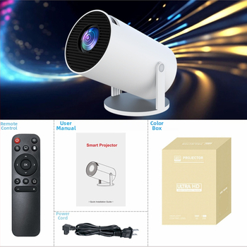 Prenosný domáci projektor HY300PRO 1080P s bezdrôtovým Wi-Fi a Bluetooth