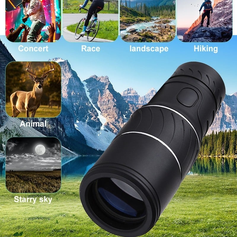Monoclu optic 16x52/10x42 – Înaltă definiție, portabil, viziune nocturnă