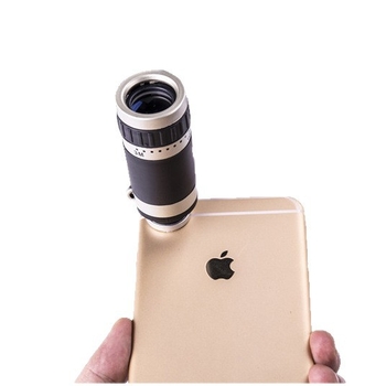 Monoclu compact pentru telefon, cu obiectiv tele 8x18, pentru filmări la distanță în conferințe și concerte.