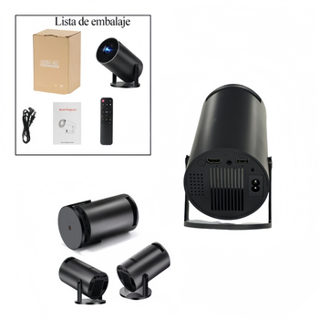 HY300 Proiector LCD portabil, 720p, 2000 ANSI lumeni, Wi‑Fi, 16:9