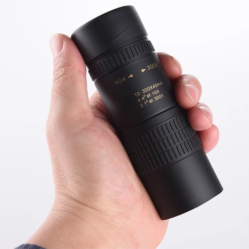 10–300×40 zoomos monokuláris teleszkóp, HD minőségű, professzionális, hordozható telefonos fotózáshoz