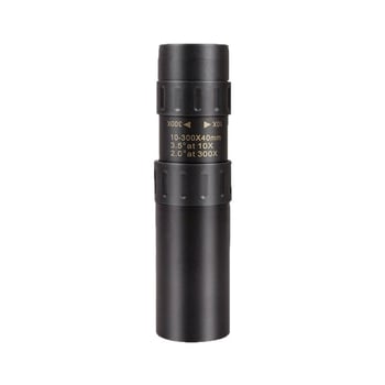 Telescop monocular, zoom 10–300x, obiectiv de 40 mm, portabil pentru fotografii cu telefonul