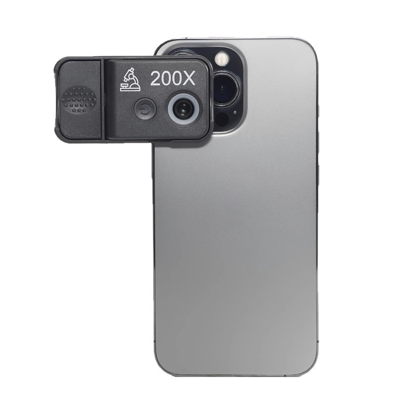 Sun Fire microscop clip USB, 200x, HD, portabil pentru telefon, lumină UV albă pentru identificarea diamantelor