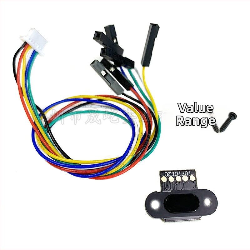 Modul laserového snímača vzdialenosti ToF TOF10120 s výstupom UART a I2C, 3-5V