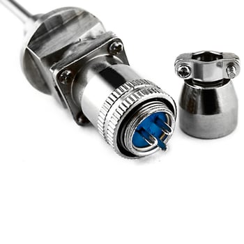 Senzor Pt100 cu conector aerian, pentru mașini de injecție și cutii de viteze