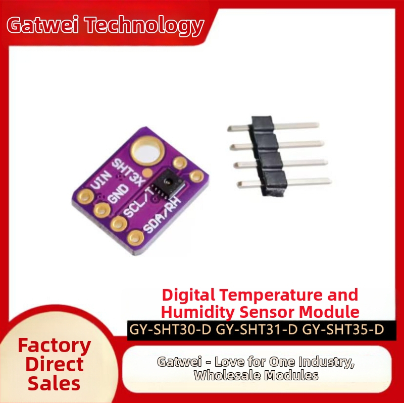 Modul digitálneho snímača teploty a vlhkosti GY-SHT30-D, GY-SHT31-D, GY-SHT35-D