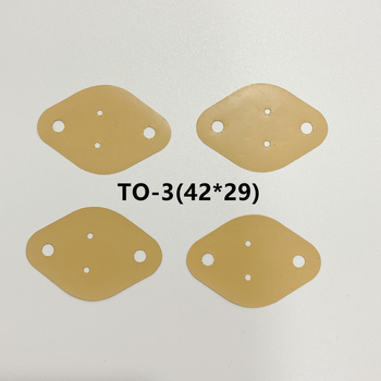 Foaie de silicon K10 galbenă, conductivitate termică înaltă, pentru TO-220/TO-3P/TO-247