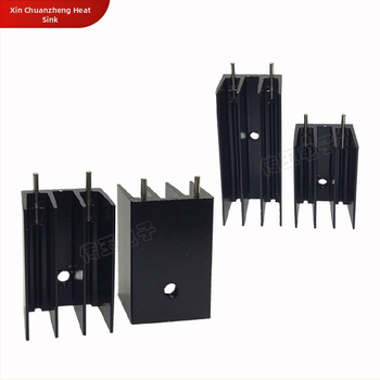 BG25 Magas teljesítményű alumínium extrudált hűtőbordák, 16,5 x 16 x 25 mm, CPU és elektronikus hűtéshez