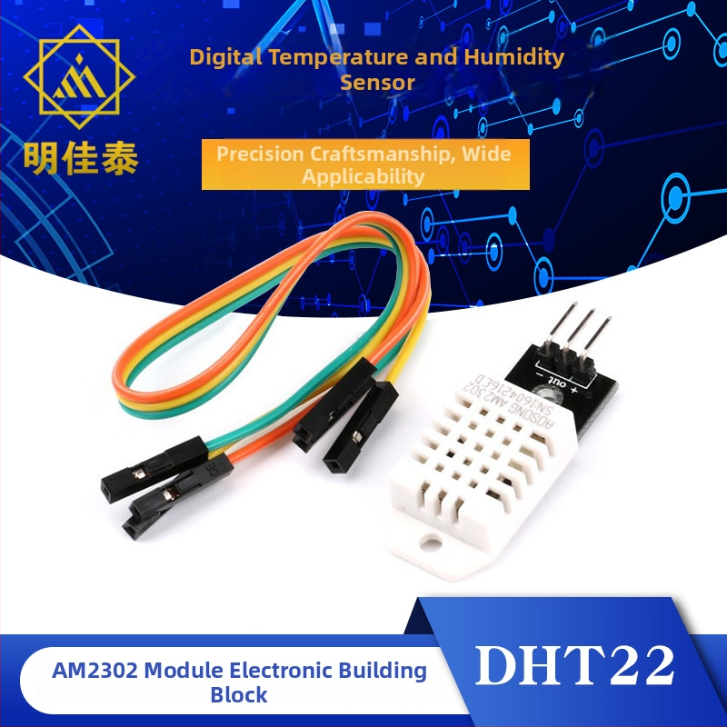 DHT22 1-Wire digitálny snímač teploty a vlhkosti, modul AM2302 pre elektronické stavebnice