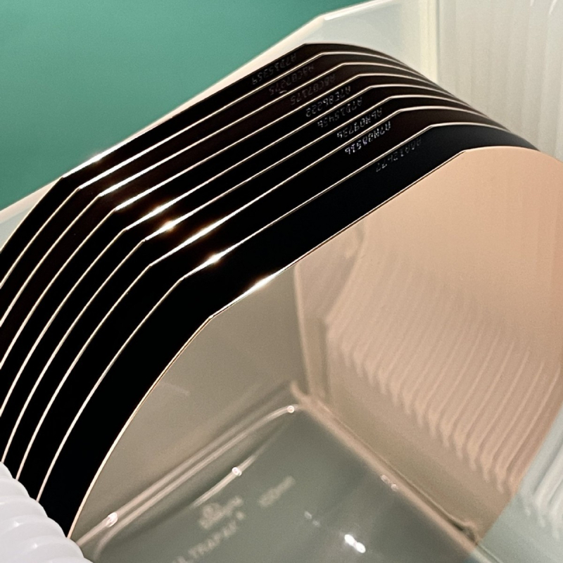 Wafer de siliciu cu placare cu cupru pentru semiconductori, sputtering magnetron în vid, acoperire prin evaporare termorezistentă și acoperire CVD