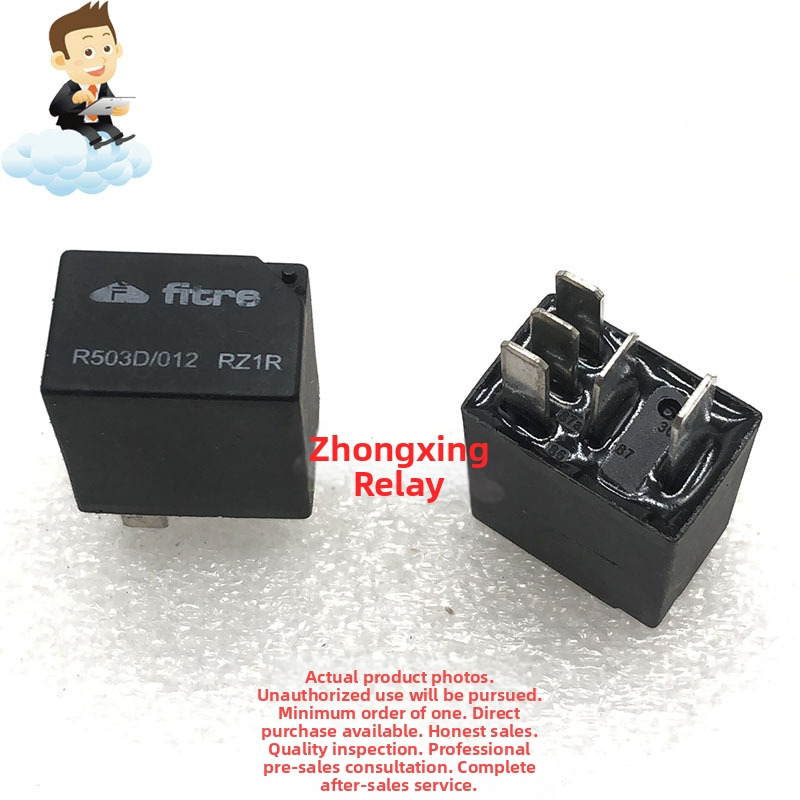 FITRE R503D/012 RZ1R, 5-pinové SPDT automobilové relé, 12V DC