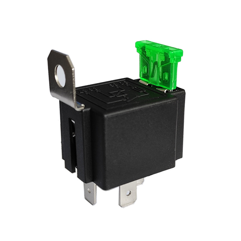 Wzpinren VFSA30DC12V releu auto - 12V 30A, 4 pini, cu siguranță