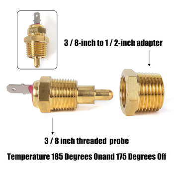 Kit de cablu pentru ventilatorul dublu de răcire, cu termostat 185 pornit, 175 oprit, releu auto 40A