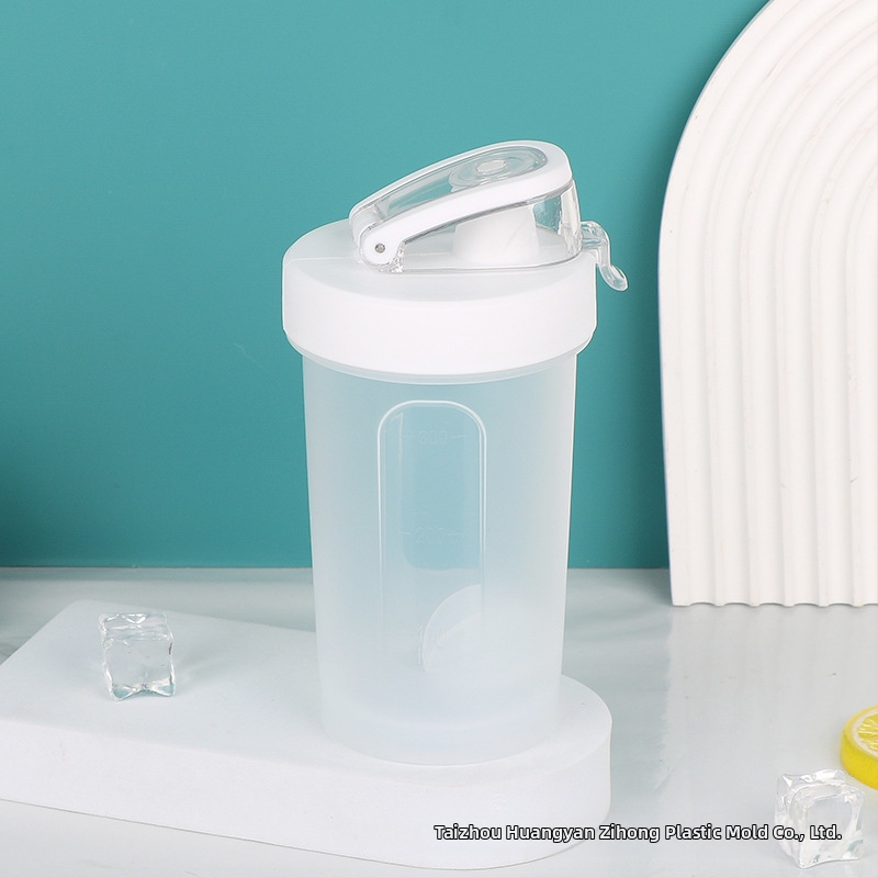 300 ml športový proteínový šejker s potlačou loga, ekologický
