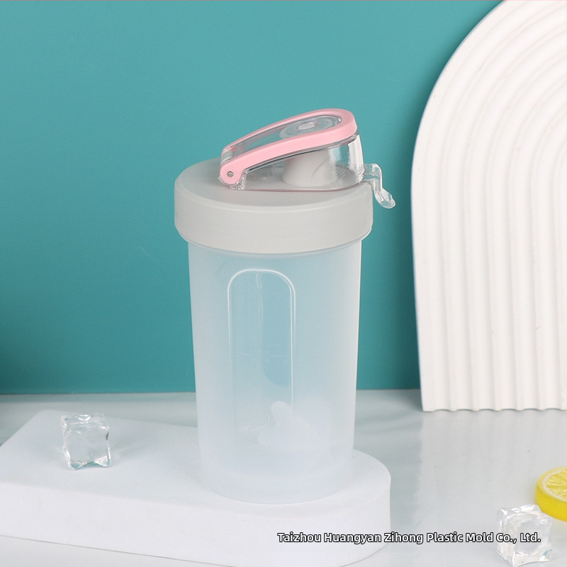 300 ml športový proteínový šejker s potlačou loga, ekologický