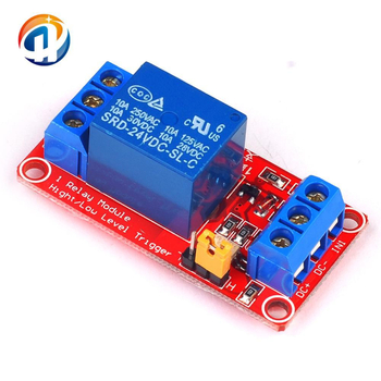 Modul de releu electromagnetic cu 1 canal, activare la nivel înalt/scăzut, izolație optocuplor bidirecțională, driver PLC, 5V/12V/24V