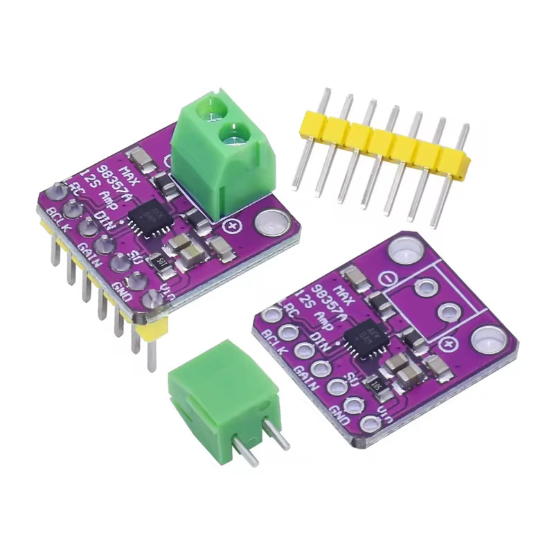 Modul amplificator audio MAX98357 I2S, amplificator Class D fără filtrare, compatibil cu ESP32 și Raspberry Pi