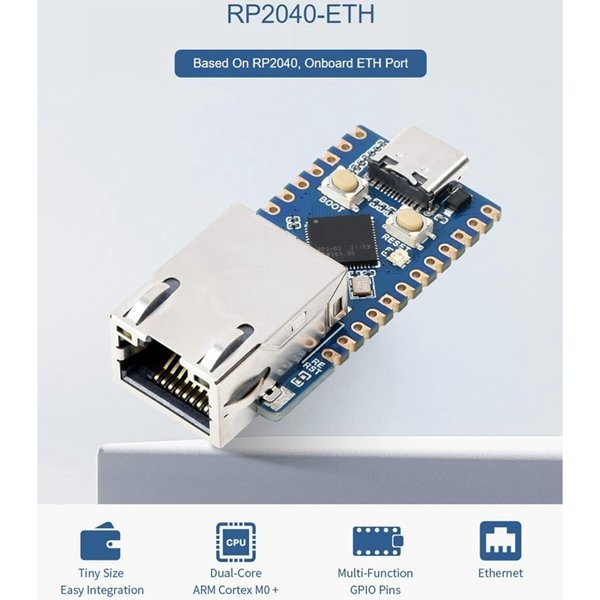 Waveshare 1 бр., цвят по изображението, PCB материал, за Raspberry Pi RP2040 разработка
