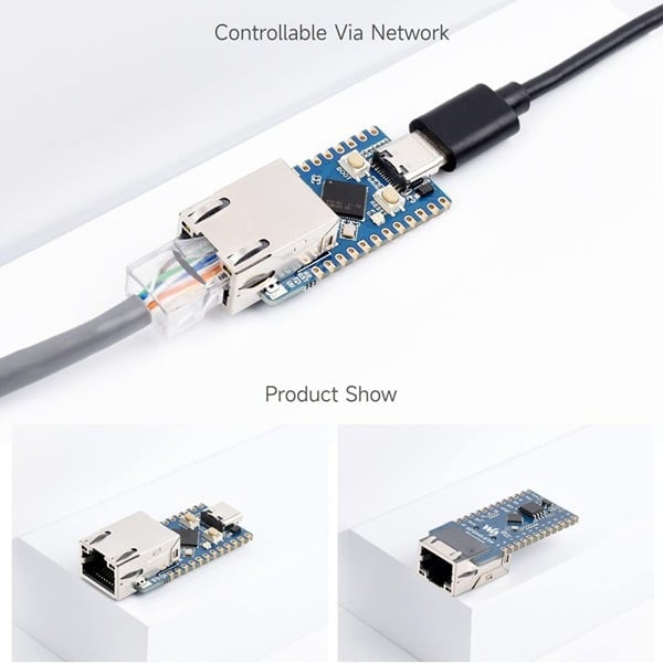 Waveshare 1 бр., цвят по изображението, PCB материал, за Raspberry Pi RP2040 разработка