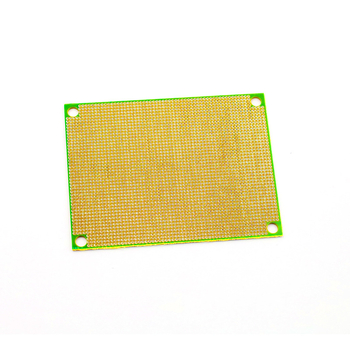 Placă prototip PCB bidirecțională, 6 × 8 cm, grosime 1,6 mm, pas 1,27 mm, placă perforată din cupru