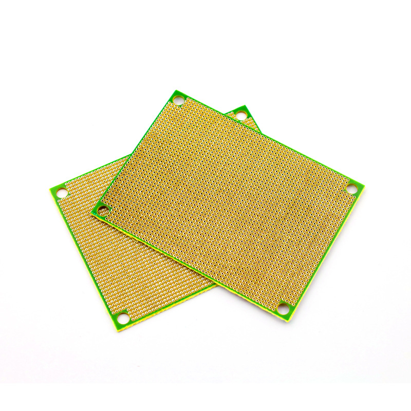 Placă prototip PCB bidirecțională, 6 × 8 cm, grosime 1,6 mm, pas 1,27 mm, placă perforată din cupru