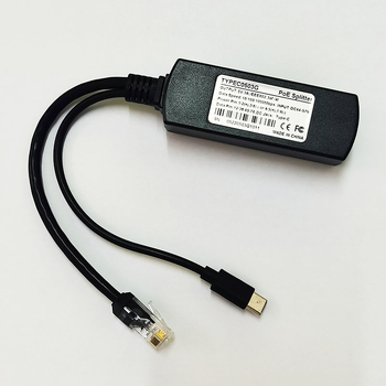 Raspberry Pi 5V 3A/4A Type-C PoE splitter de alimentare, rețea 100/1000 Mbps, de la 48V la 5V, 15