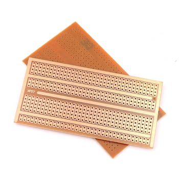 Perfboard 5x9.5 cm, placă cu cupru pe o singură parte pentru prototipare