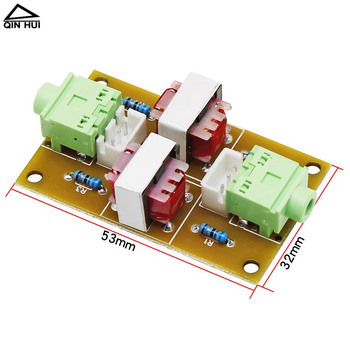 Izolator audio stereo cu împământare comună, filtru de zgomot pentru semnalul audio al computerului