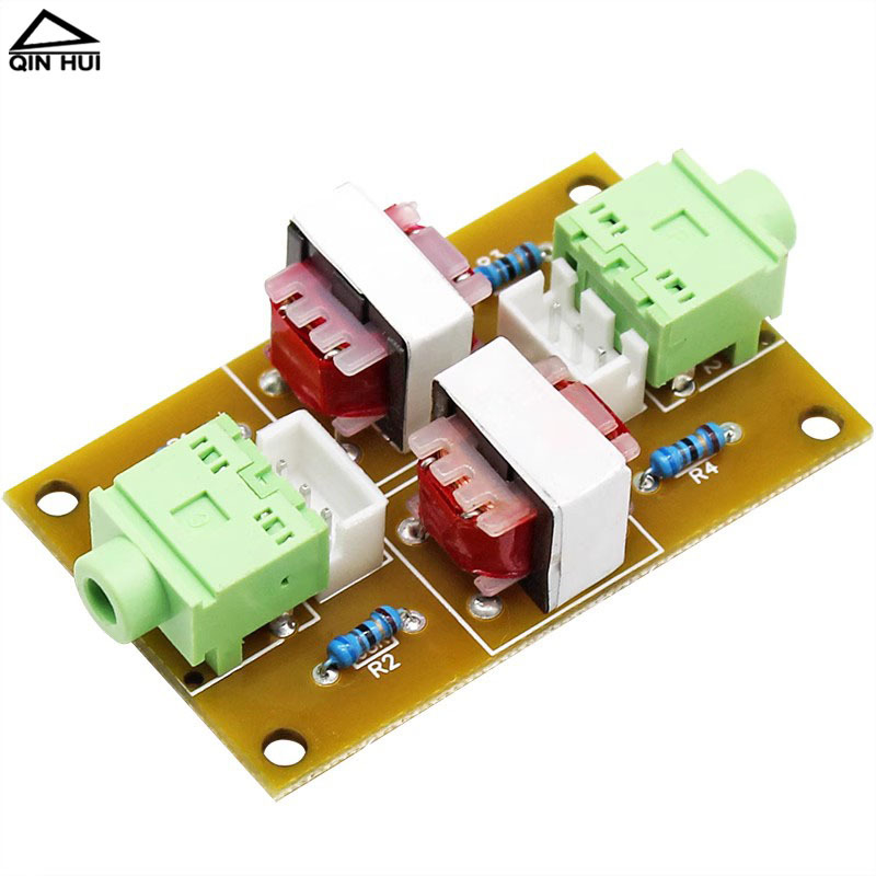 Izolator audio stereo cu împământare comună, filtru de zgomot pentru semnalul audio al computerului